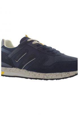 Pantofi sport cu garnituri de piele intoarsa