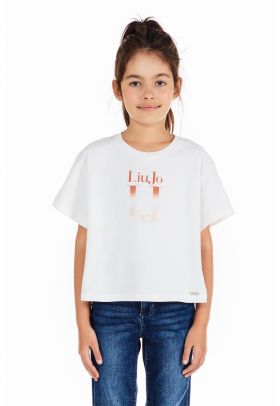 Tricou lejer cu imprimeu logo