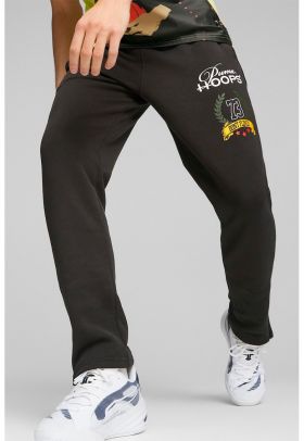 Pantaloni sport cu terminatii cu fermoare Hoops