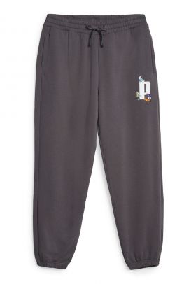 Pantaloni sport de bumbac cu buzunare laterale