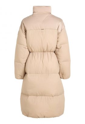 Geaca lunga relaxed fit matlasata