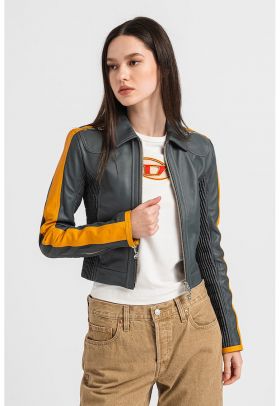 Jacheta regular fit din piele S-Saskia