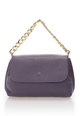 Geanta crossbody de piele cu aspect texturat