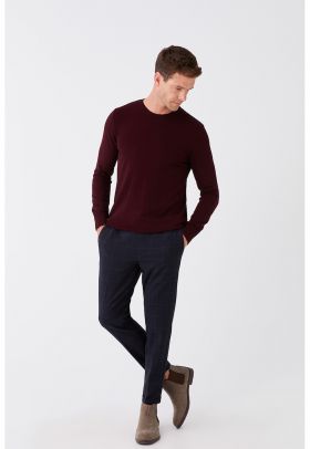 Pantaloni conici in carouri
