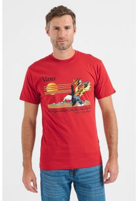 Tricou de bumbac cu imprimeu Soaring Eagle