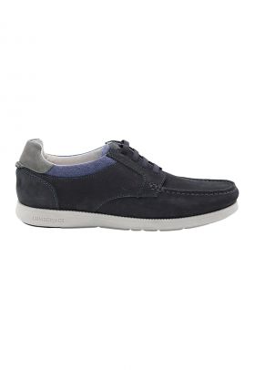 Pantofi casual cu garnituri din piele nabuc Nathan