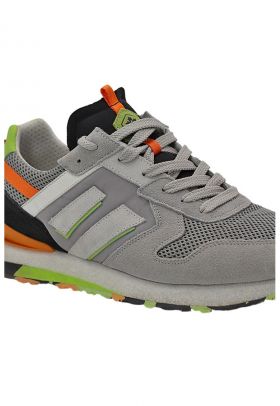 Pantofi sport cu garnituri de piele intoarsa
