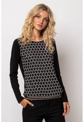 Bluza cu imprimeu Crepa