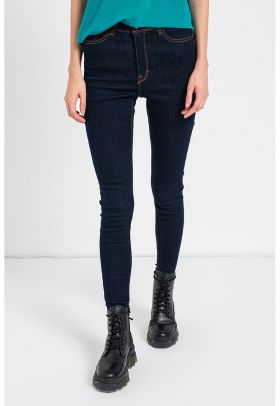 Blugi skinny cu talie medie