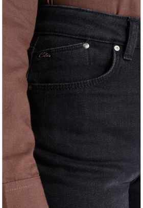 Blugi mom fit cu talie inalta