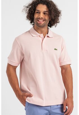 Tricou polo de bumbac cu aspect pique