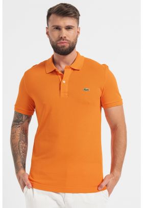 Tricou polo de bumbac cu logo brodat