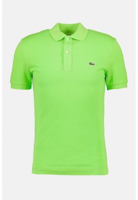 Tricou polo slim fit din material pique