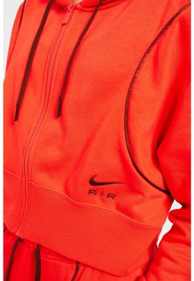 Hanorac crop cu fermoar si logo brodat Air