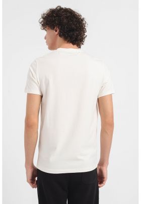 Tricou cu model uni si detalii logo