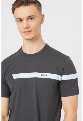 Tricou regular fit cu logo