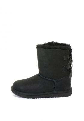 Ghete din piele intoarsa fara inchidere Bailey Bow II