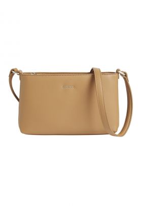 Geanta crossbody de piele ecologica cu logo