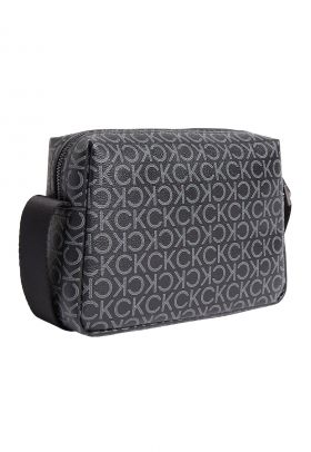 Geanta crossbody de piele ecologica cu logo