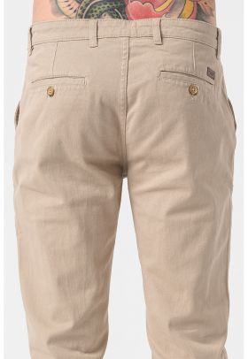 Pantaloni chino slim fit cu talie medie