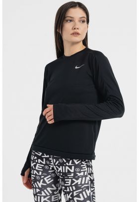 Bluza cu decolteu la baza gatului si tehnologie Dri-FIT pentru alergare