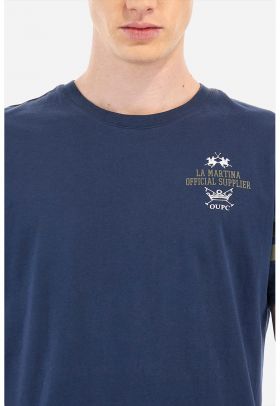 Tricou de bumbac cu imprimeu logo