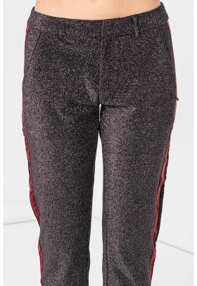 Pantaloni cu model stralucitor