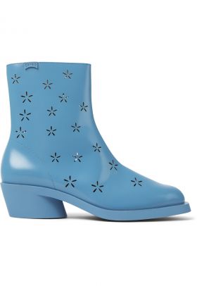 Ghete cowboy de piele cu toc cubanez Bonnie 1673