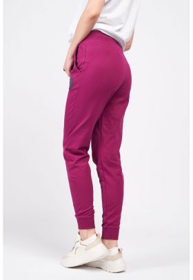 Pantaloni sport din bumbac cu talie ajustabila