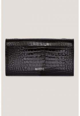 Geanta plic de piele ecologica cu model piele de crocodil