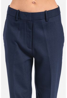 Pantaloni crop cu pensa