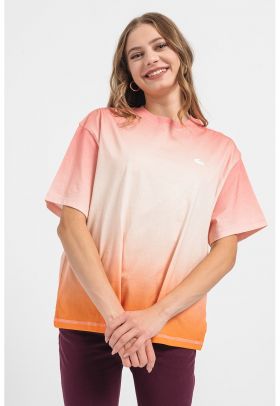 Tricou supradimensionat cu model tie-dye