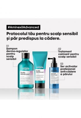 Fiole anti-cadere a parului L’Oreal Professionnel Serie Expert Aminexil Advanced - cu Aminexil si Omega 6