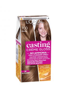 Vopsea de par semi-permanenta fara amoniac Casting Crème Gloss 700 Blonde - 180ml