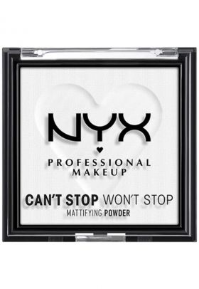 Pudra pentru ten NYX PM Can't Stop Won't Stop Mattifying Powder - 6 g