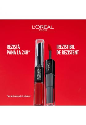 Ruj lichid rezistent la transfer Infaillible 24H Lipstick 209 Violet Parfait - 6.4 ml