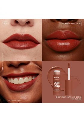 Ruj pentru buze NYX PM Smooth Whip Matte Lip Cream - 6 Faux Fur - 4 ml