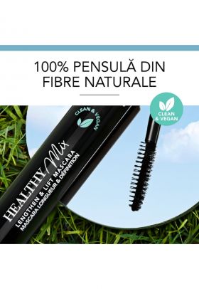 Mascara Healthy Mix Black - Negru - 7 ml