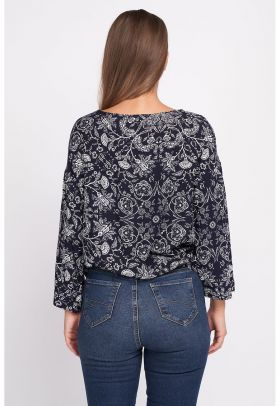 Bluza cu imprimeu floral