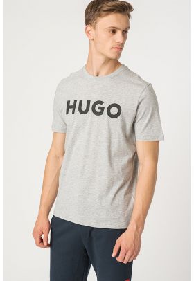 Tricou regular fit cu logo contrastant Dulivio