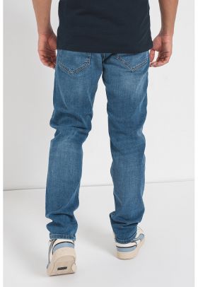 Blugi regular fit cu talie medie