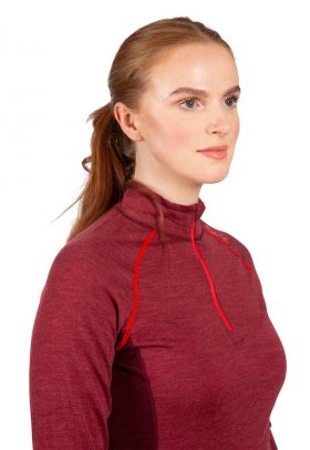 Bluza din amestec de lana cu fermoar scurt Gretal