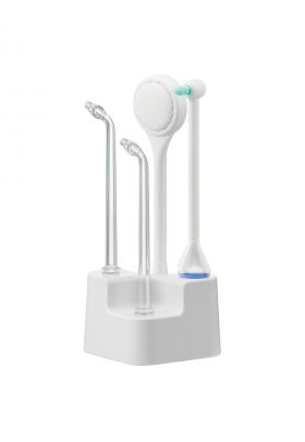 Irigator oral Ultrasonic - Stationar - Child Mode - 10 trepte de presiune - presiunea maxima 647kPa - capacitate rezervor 600 ml - 4 duze - Alb