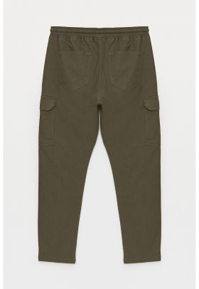 Pantaloni sport cargo slim fit