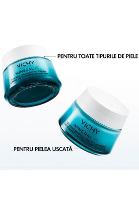 Crema intens hidratanta 72H - Mineral 89 cu acid hialuronic și niacinamida pentru tenul uscat - 50 ml