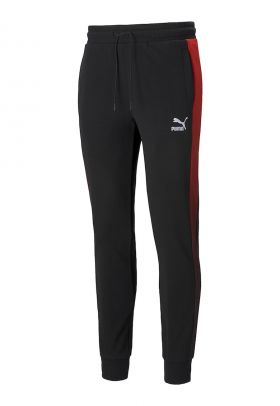 Pantaloni sport conici cu benzi contrastante Between The Lines