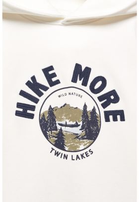 Hanorac cu design brodat Lake