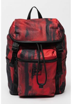 Rucsac cu model tie-dye si buzunare exterioare Hayden