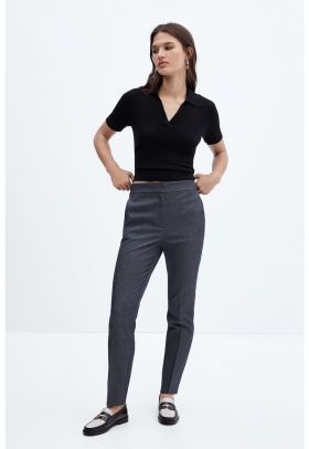 Pantaloni skinny cu talie inalta Roque