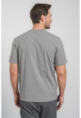 Tricou relaxed fit cu decolteu la baza gatului Chup